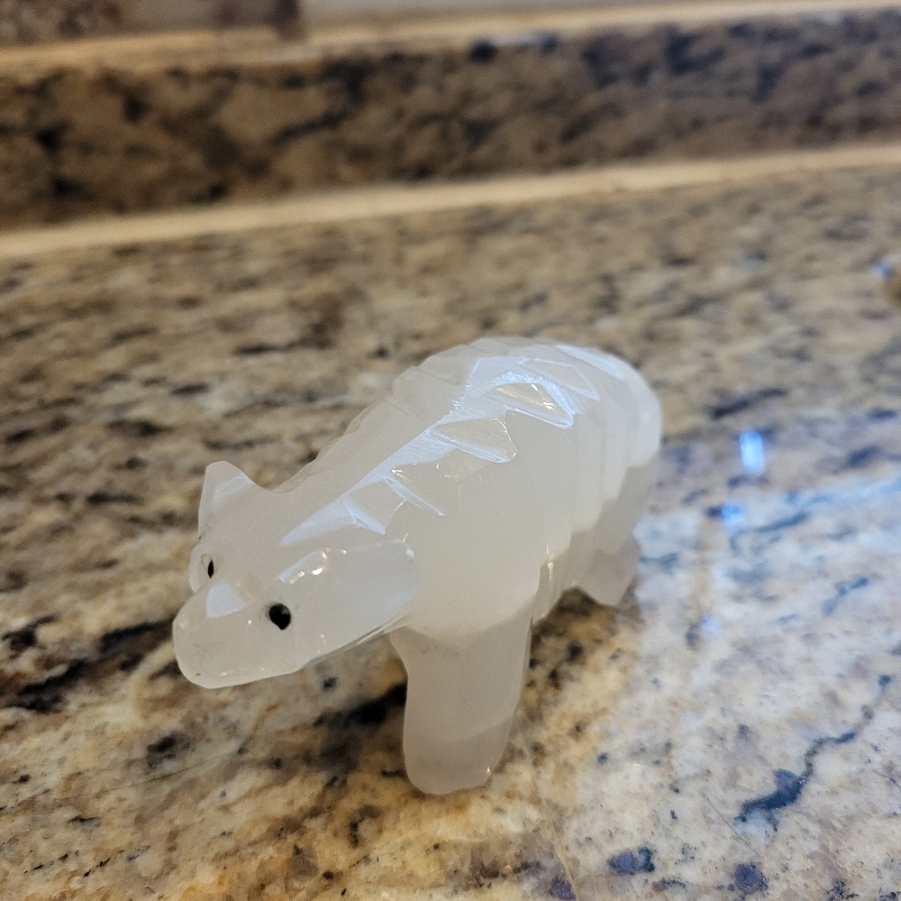 CLEARANCE White Bear Figurine Home Decor